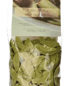 Frantoio Sant’Agata D’oneglia Foglie d’ulivo agli spinaci – Pasta Spezialität mit Spinat 500g