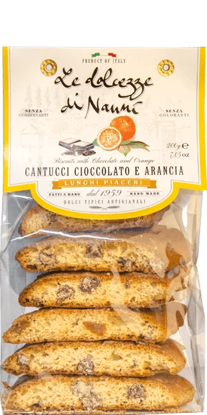 Dolcezze di Nanni Cantucci mit Schokolade und Orange