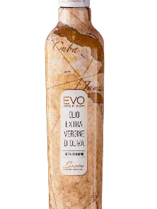 Olio Extra Vergine di Oliva Fruttato Medio Flasche Motiv Map Lamantea 500ml