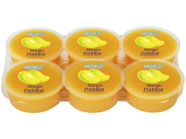 COCON Dessert mit Kokosnuss-Gel 480g | Pudding mit Nata de Coco Mango-Geschmack – Bild 2