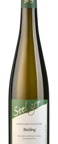 Wein Saale Unstrut Weißwein Riesling 2023 trocken Weingut Seeliger Deutscher Qualitätswein Wetterzeuber Bischofsleite