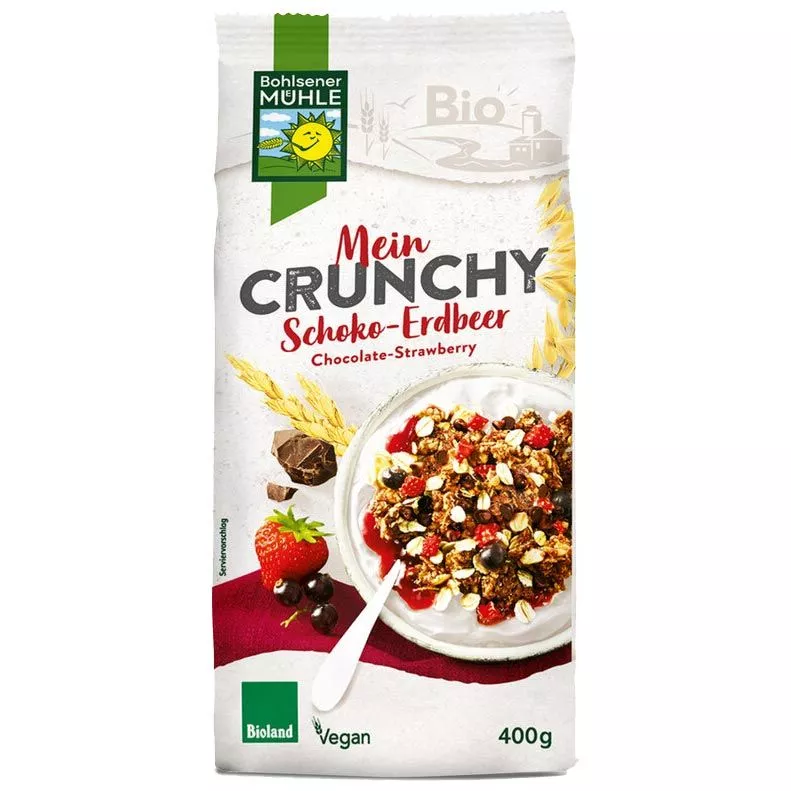 Mein Crunchy Schoko-Erdbeer BIOLAND (Bohlsener Mühle)
