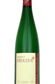 Wein Saale Unstrut Weißwein Riesling 2023 feinherb Weingut Herzer Deutscher Prädikatswein Spätlese Dorndorfer Rappental