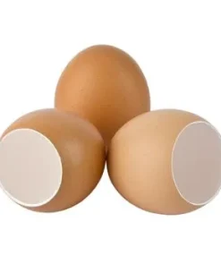 Leere Eierschalen, braun, zum Befüllen, 120 St