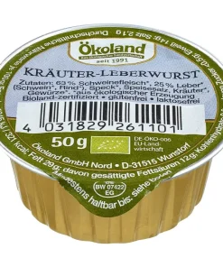 Kräuterleberwurst (Ökoland)