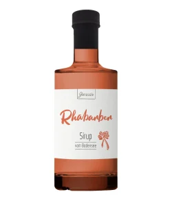 BIO Rhabarber-Sirup – Genüssle Rhabarber Sirup vom Bodensee