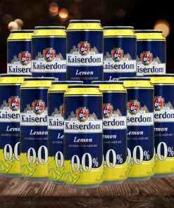 Kaiserdom Lemon Radler German Low Alcohol 500ml Cans – 0.0% (12 Pack)