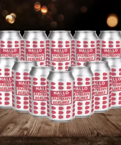 Mikkeller Danish Ich Bin Raspberry Berliner Sour Ale 330ml Cans – 3.7% ABV (12 Pack)