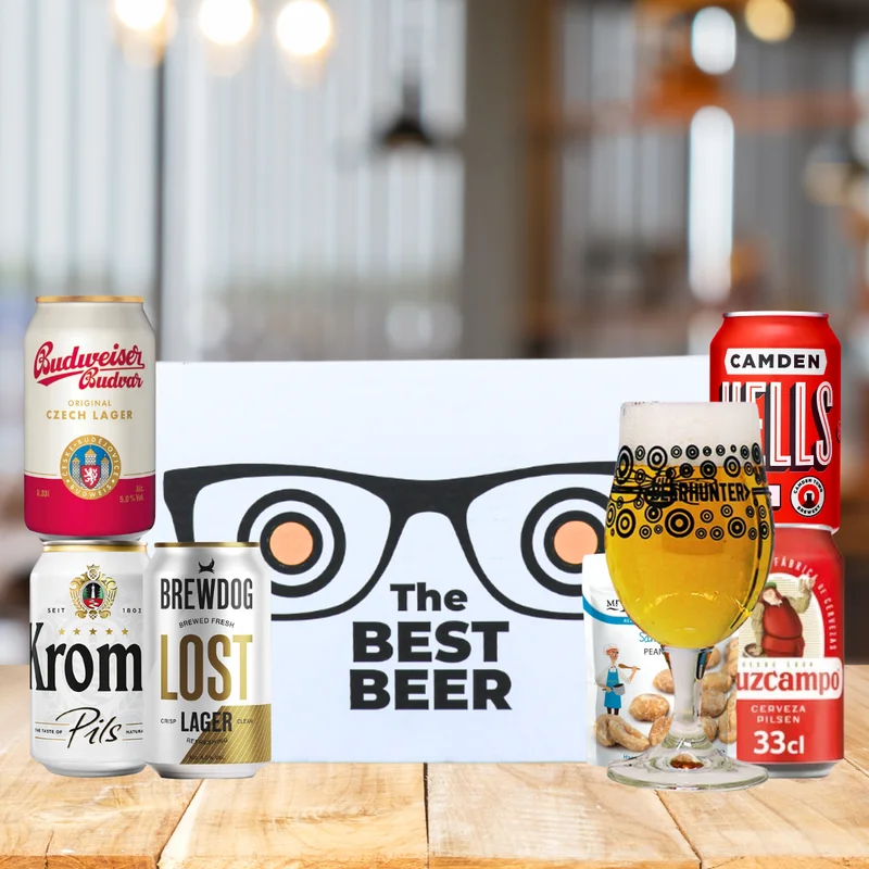 Premium Lager Beer Gift Set (5 x 330ml Cans)