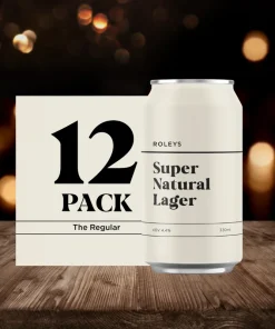 Roley’s Super Natural Lager 4.4% ABV (12 x 330ml)