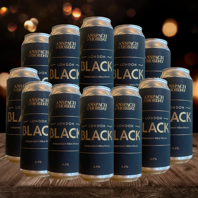 Anspach & Hobday London Black Nitro Porter 470ml – 4.4% ABV (12 Pack) – Bild 2