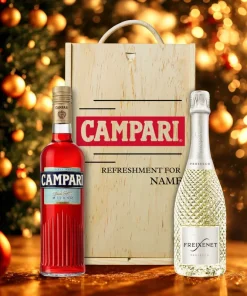 Personalised Campari Italian Aperitif with Freixenet Prosecco Gift Set