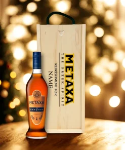 Personalised Metaxa 7 Stars Greek Spirit Gift Set – 70cl (40% ABV)