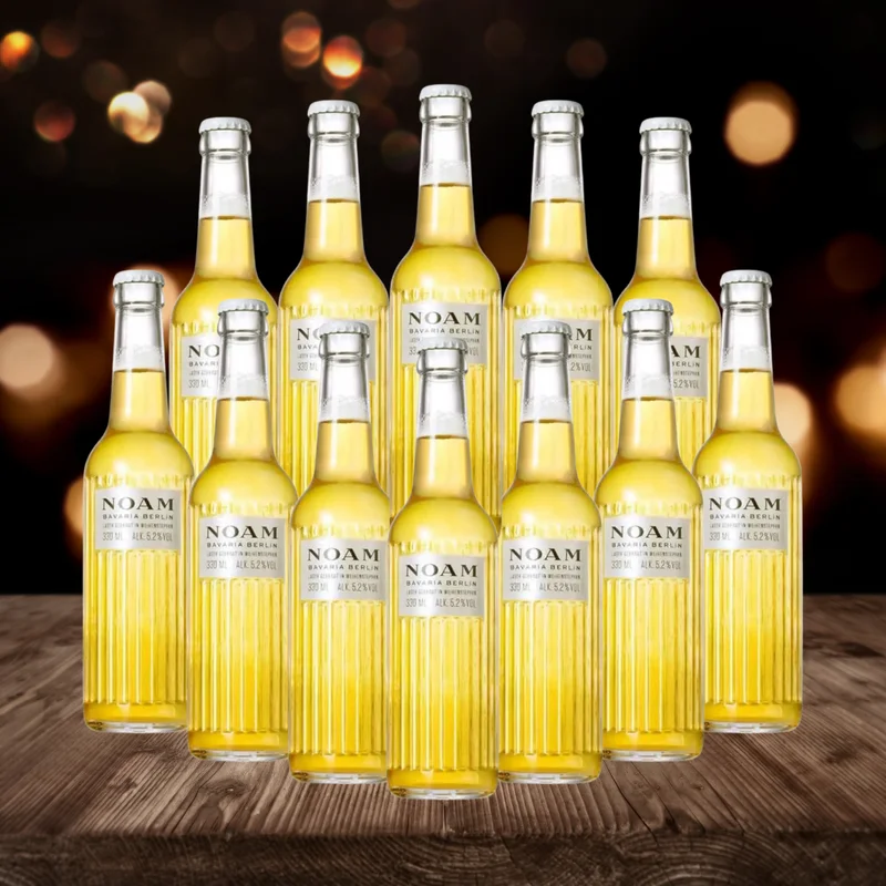 NOAM Bavarian Premium German Lager 340ml Bottles – 5.2% ABV (12 Pack) – Bild 2