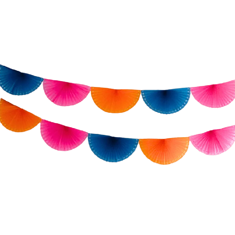 Abanico Party Girlande Emilia-Stil aus Papier – Bild 2