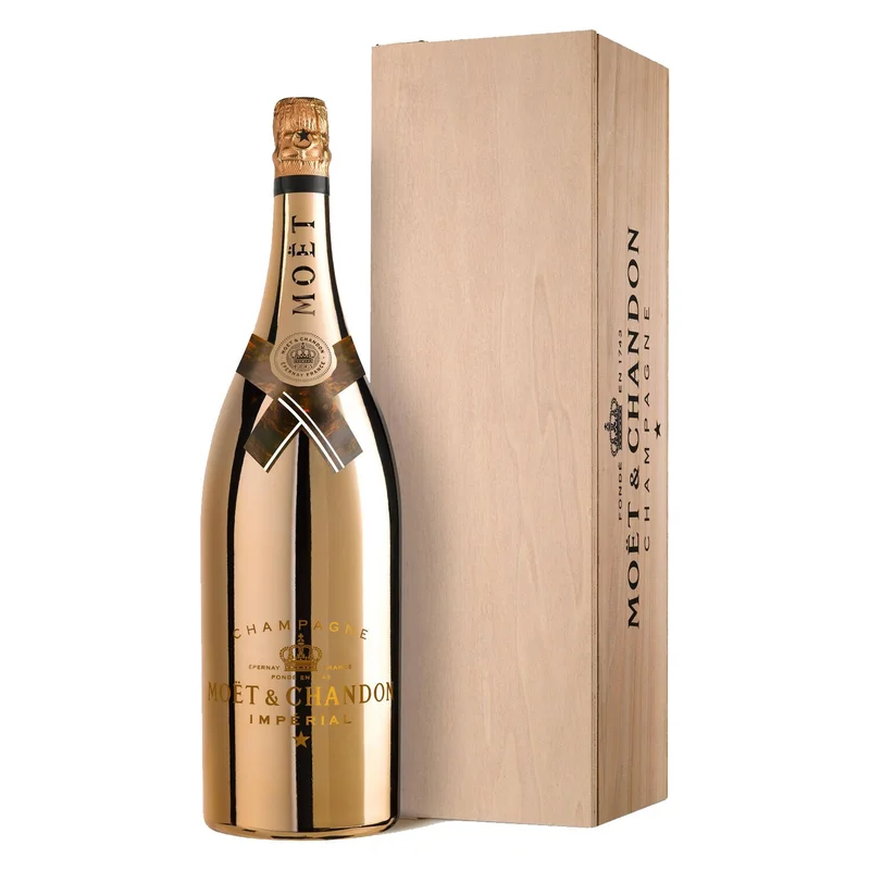 Moët & Chandon Impérial Bright Night 3L in Holzkiste – Bild 2