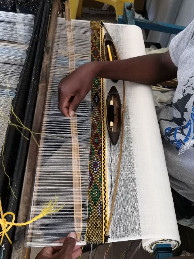 Handgewebtes Tuch aus äthiopischer Baumwolle – Bild 5