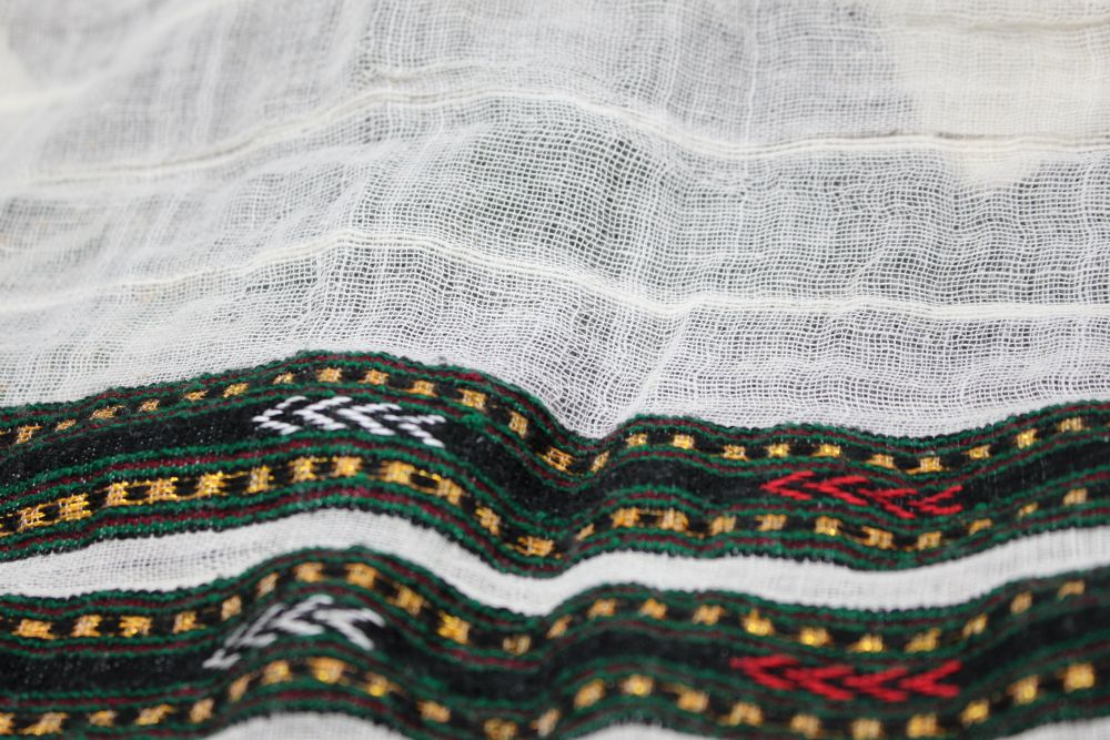 Handgewebtes Tuch aus äthiopischer Baumwolle – Bild 4