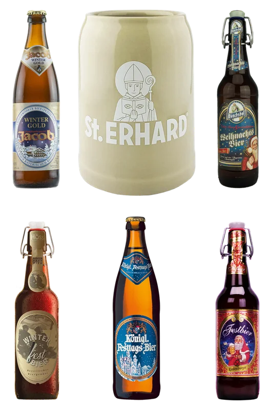 Bavarian Christmas with clay mug – Craft Beer tasting set