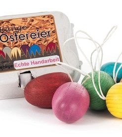 Behang Ostereier im Eierkarton (6 Stück)