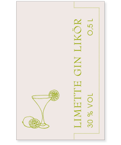 Limette Gin Likör 30 % vol