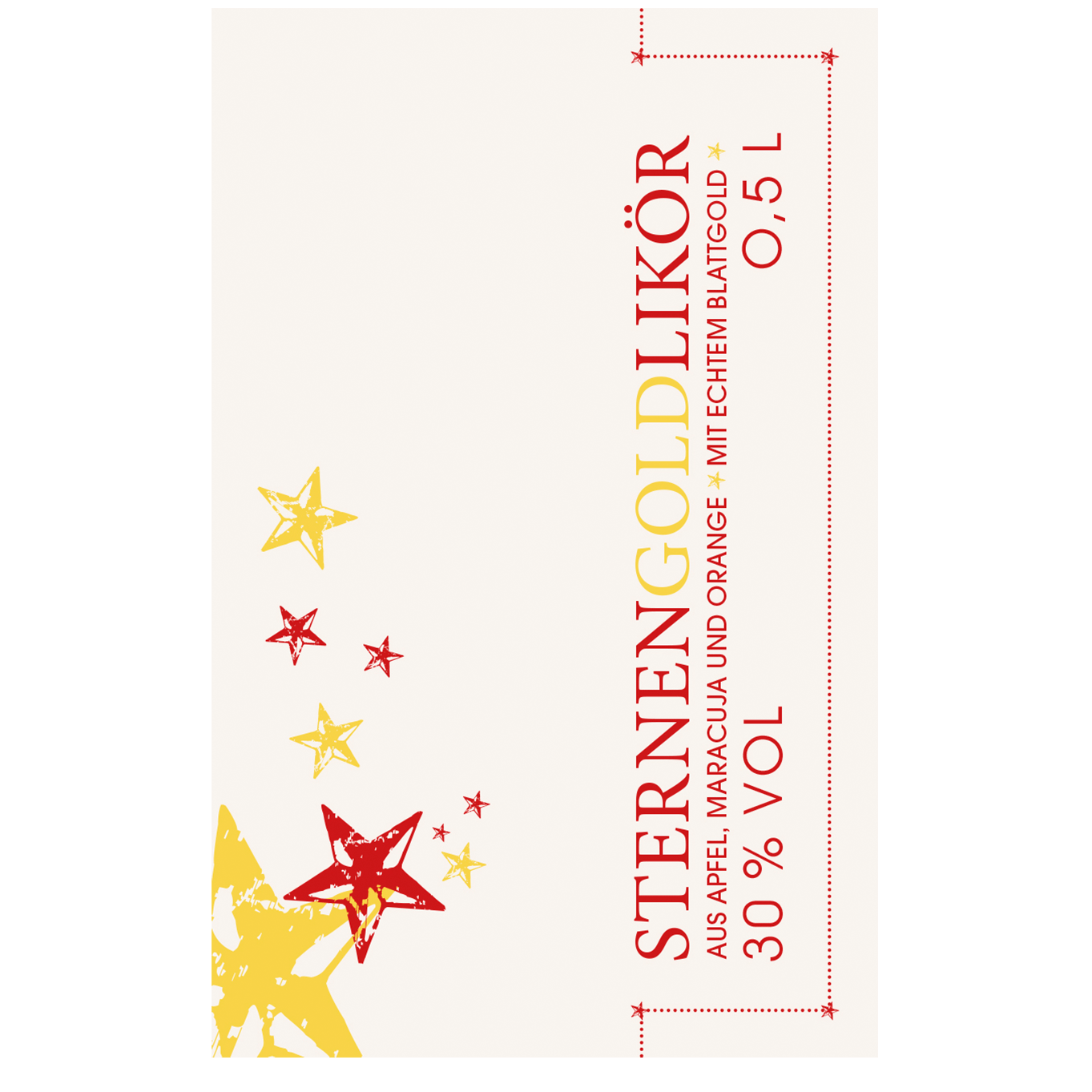 Sternengold Likör mit echtem Blattgold 30% vol – Bild 2