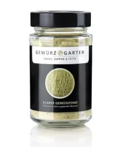 Gewürzgarten Klarer Gemüsefond, Instantpulver, ohne zugesetztes Glutamat, 170 g