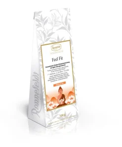 Ronnefeldt – Feel Fit – Aromatisierte Früchte-Kräutertee-Mischung mit Apfel-Zitrusgeschmack – 100g