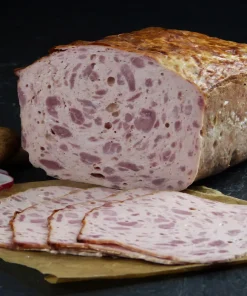 Fleischkäse grob gebacken geschnitten vom EIFEL Schwein 0.2 kg