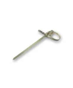 Bambus-Spieße, mit Knotenende, grün, 7cm, 100 St