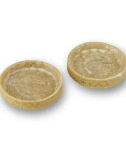 Dessert-Tartelettes mit AOP Butter, gecoated, ø 55x10mm h, 800 g, 100 St