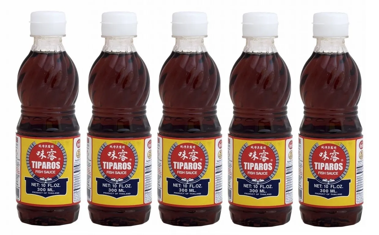 5er Pack TIPAROS Fischsauce (5x 300ml) | Würzsauce mit Fischextrakt | Fish Sauce – Bild 2