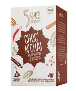 5 CUPS and some leaves Bio Choc’n’Chai