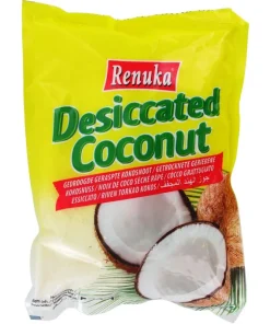 RENUKA Getrocknete Kokosraspeln 500g | fein geraspelte Kokosnuss | Desiccated Coconut