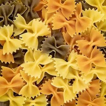 Acolore Fantasia Nudeln Farfalle Tricolore, Casa Rinaldi, 500 g – Bild 2