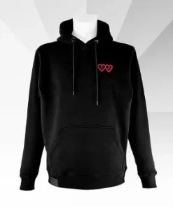 INFINITYLOVE – Hoodie „Statement“ (Herzen Vorne & Hinten), regular fit, M, 1 St