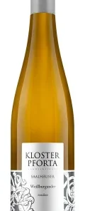 Wein Saale Unstrut Weißwein Weißburgunder 2023 trocken Landesweingut Kloster Pforta Deutscher Qualitätswein