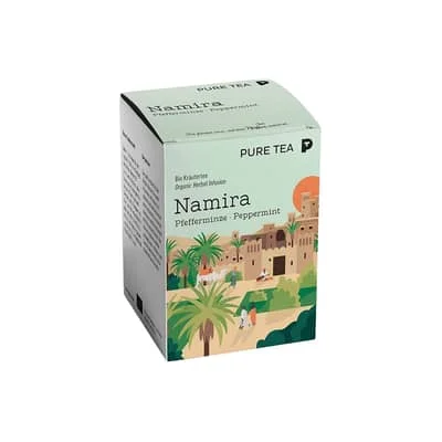 Pure Tea PYRA Namira Bio Pfefferminztee Pack mit 15 Teebeutel – Bild 2