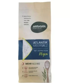Atlantik-Meersalz mit jodhaltigen Bio-Algen (Naturata)