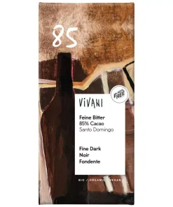 Feine Bitter Schokolade, mit 85 % Kakao (Vivani)