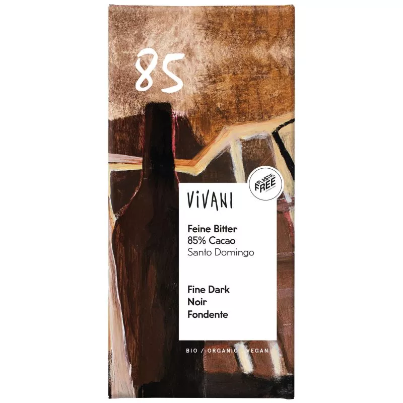 Feine Bitter Schokolade, mit 85 % Kakao (Vivani) – Bild 2