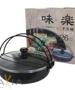 HOT POT Topf + Glasdeckel Ø 26cm / Feuertopf / Fondue / Shabu Shabu / Induktion