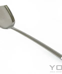 [ 37cm ] Wok-Spatel Edelstahl • Wok Wender • Kelle flach • Pfannenwender