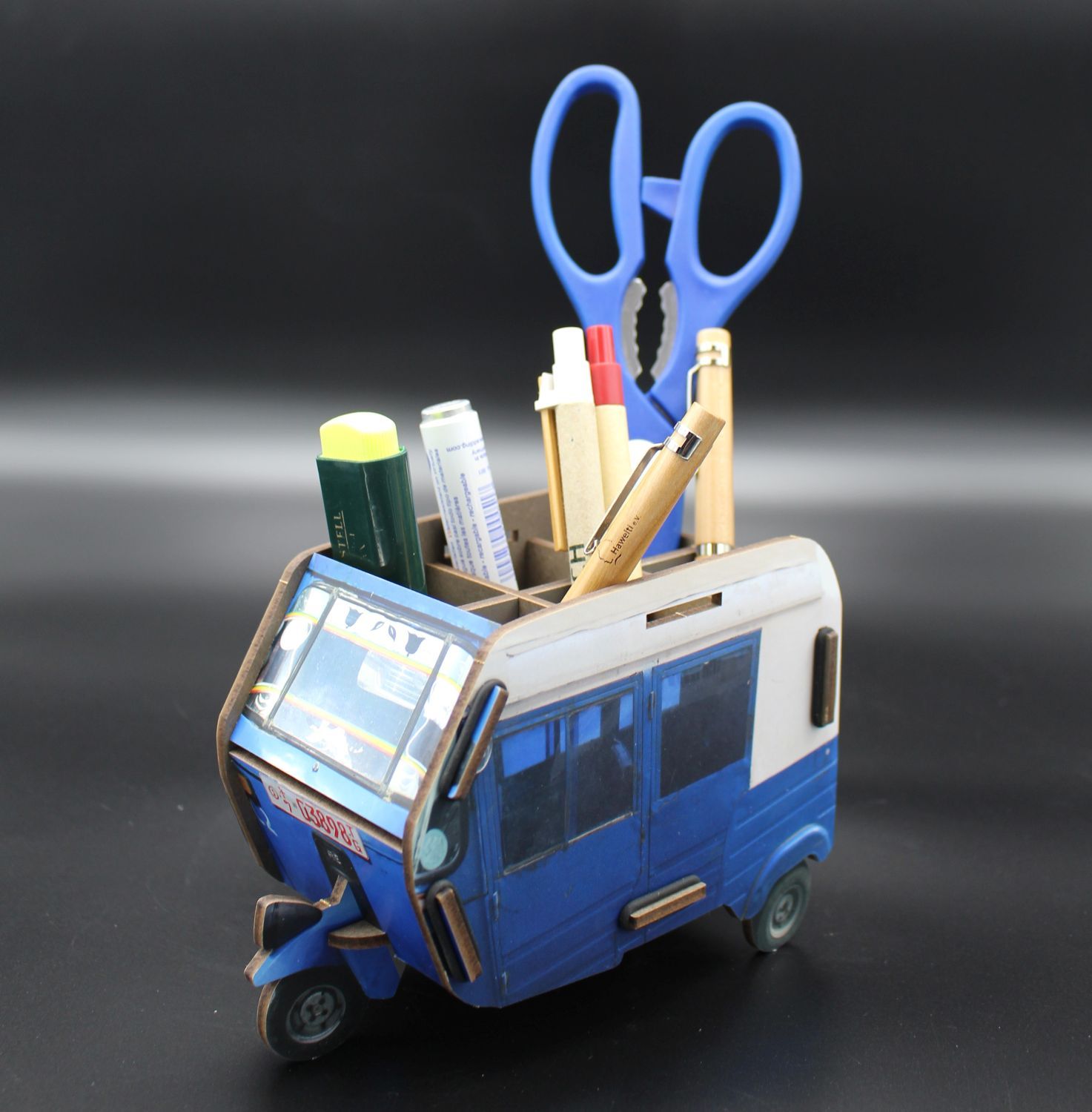 Twinbox „Bajaj“ – Spardose und Stiftehalter in Einem! – Bild 3