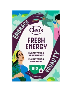 Cleo’s „Fresh Energy“ Bio Kräutertee, 18 Teebeutel