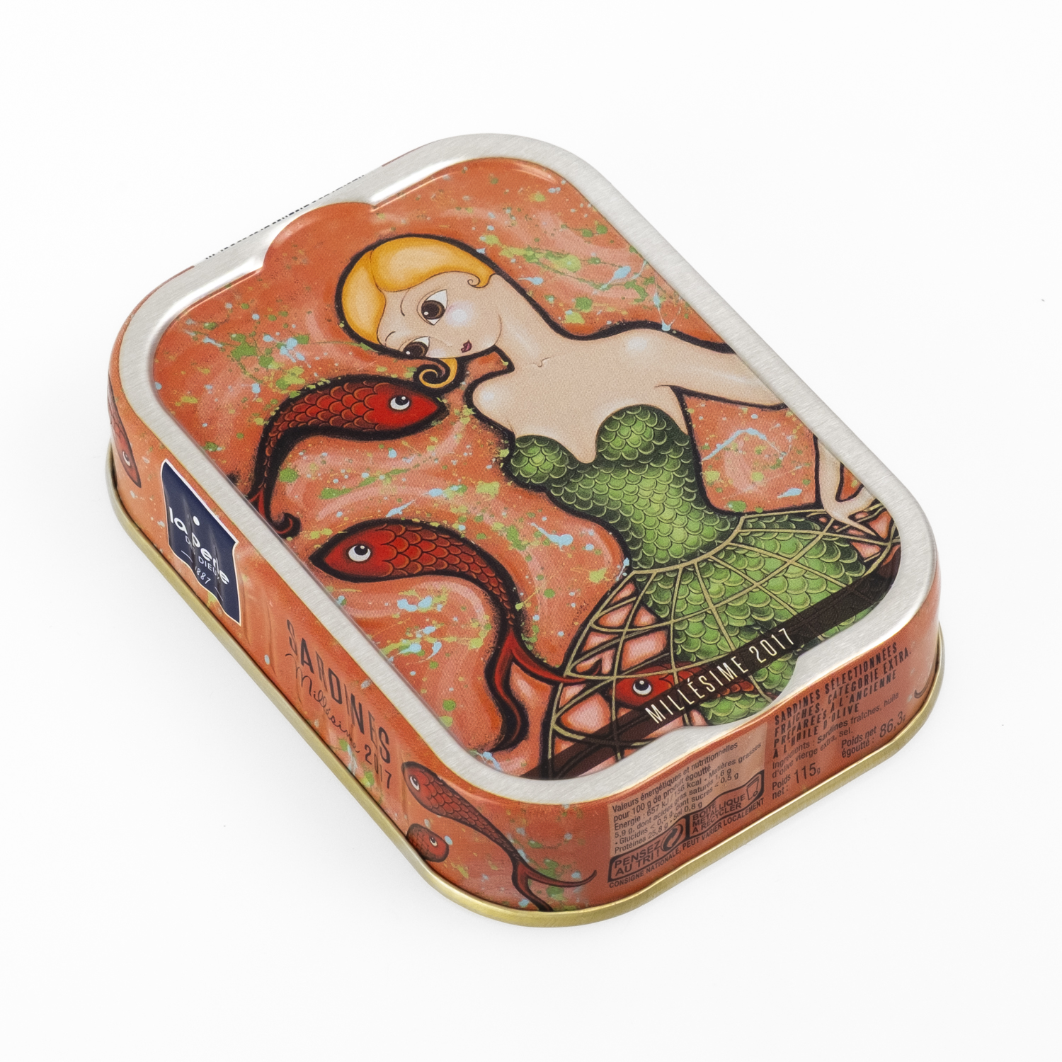 Sardines Millesime 2017, La Perle des Dieux 115g