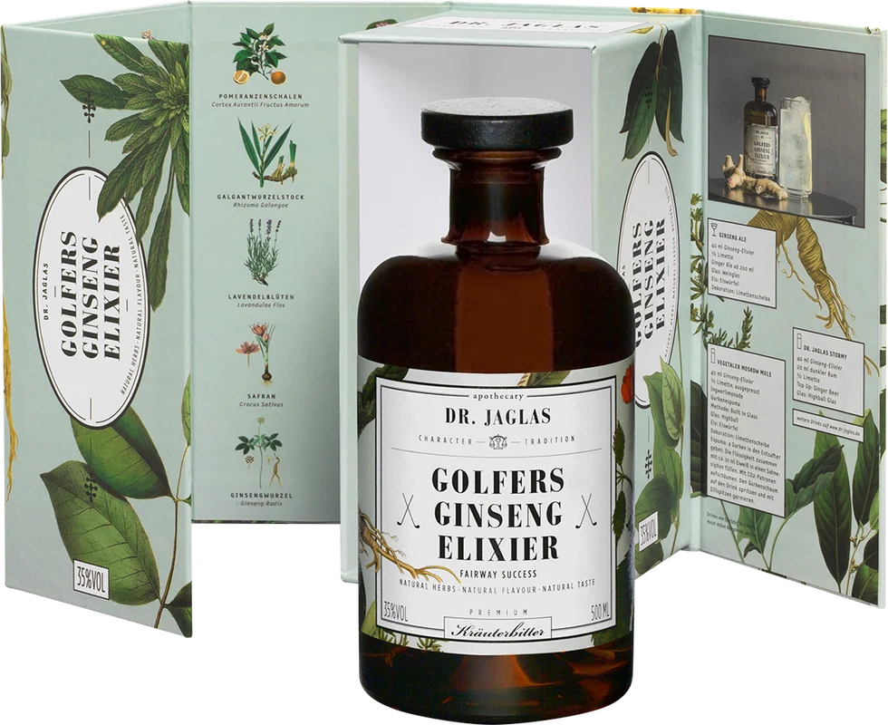 Dr. Jaglas Golfers Ginseng Elixir – Herbal bitters digestif
