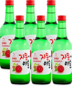 [ 6x 360ml ] HITEJINRO Soju Jinro Grapefruit / Soju mit Grapefruitgeschmack Alc. 13% vol.