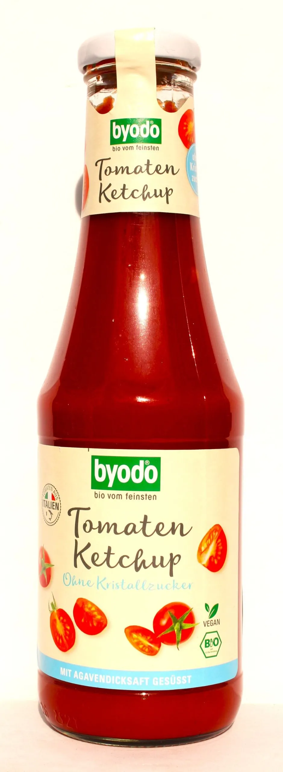 Bio Ketchup ohne Kristallzucker, 500ml Flasche