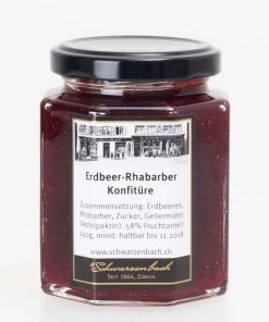 Erdbeer-Rhabarber Konfitüre 240g
